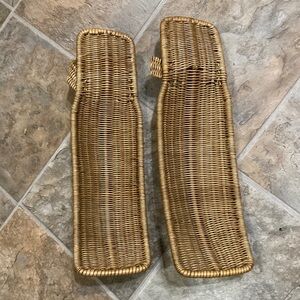 Pair Jai ALai Cestas Wicker